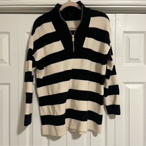 Striped Black and White Sweater